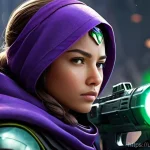 Home 20 오버워치2 힐러의 역할과 우선순위 - **Prompt 1: Ana – The Strategic Support Sniper**
"A female sniper character, wearing full futuri...