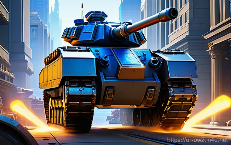 오버워치2 신입 유저를 위한 팁 - **Overwatch 2 - Heroic Defense and Support:**
    A visually striking image depicting Reinhardt, the...